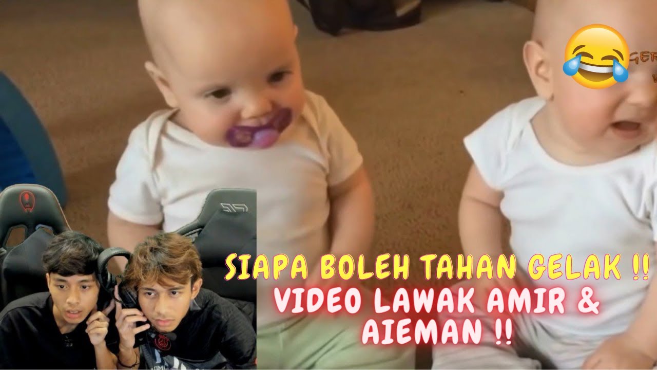SIAPA BOLEH TAHAN GELAK !! - VIDEO LAWAK AMIR & AIEMAN !!