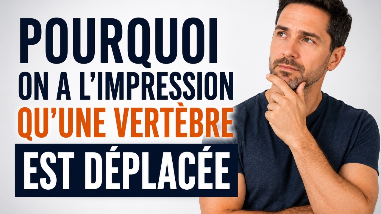 Pourquoi on a l’impression qu’une vertèbre est déplacée