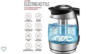 Chefman Electric Kettle Review/Demo