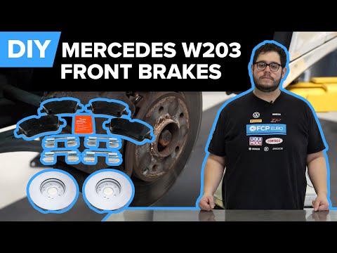 Mercedes-Benz W203 Front Brake Replacement DIY (C230, C320, CLK430, E300, & More)