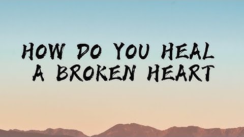 How do you heal a broken heart - Jenzen Guino Cover (Lyrics) | Lyrics Vibe