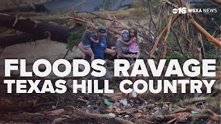 Floods devastate Texas hill country as death toll approaches 70