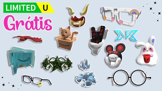 12 itens GRÁTIS no Roblox 