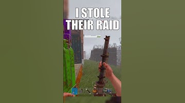 WE STOLE THEIR RAID (Pt.2 "I COUNTERED them inside their compound...) #shorts #rust #gaming