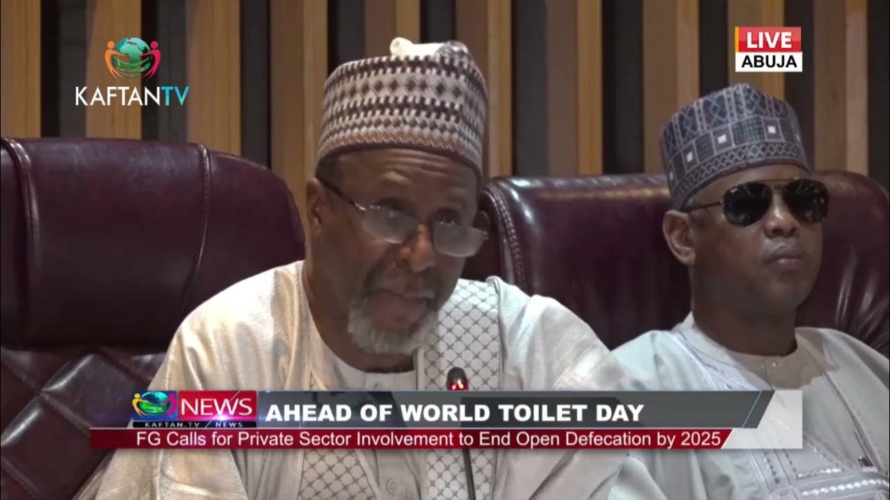 AHEAD OF WORLD TOILET DAY: FG Calls For Private Sector Involvement To End Open Defecation By 2025