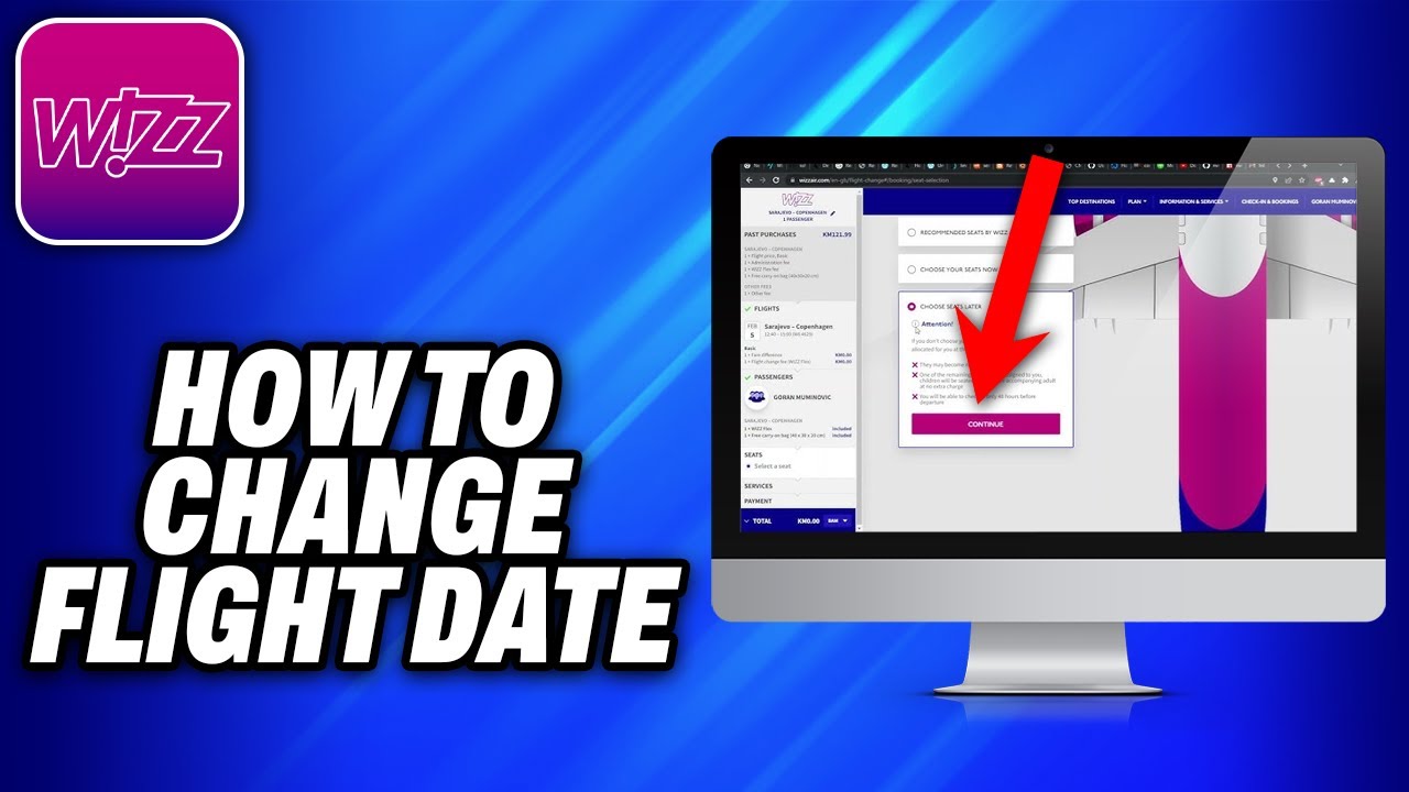 how-to-change-a-wizz-air-flight-date-easy-fix-youtube