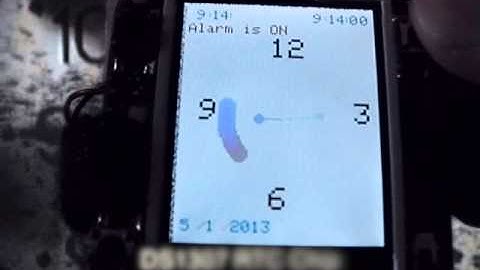 Color Clock and Arduino Alarm DS1307