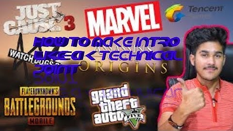 How to make intro like ak technical point