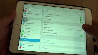 iPad Mini: How to Clear Safari Web Browser History