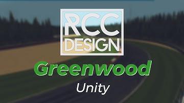 Realistic Race Track Greenwood - Unity preview
