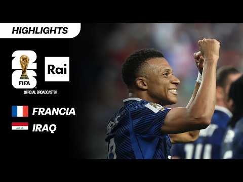 Video Francia - Iraq 3-0: Highlights | Mondiali di Calcio FIFA 2026
