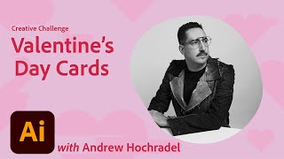 Illustrator Daily Creative Challenge - Valentine's Day Card | Adobe Creative Cloud screenshot 4