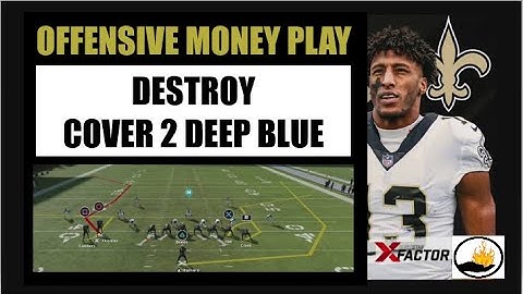 The BEST OFFENSIVE TIP in Madden 21   DESTROY COVER 2 ZONE WITH A DEEP BLUE WITH THIS MONEY PLAY