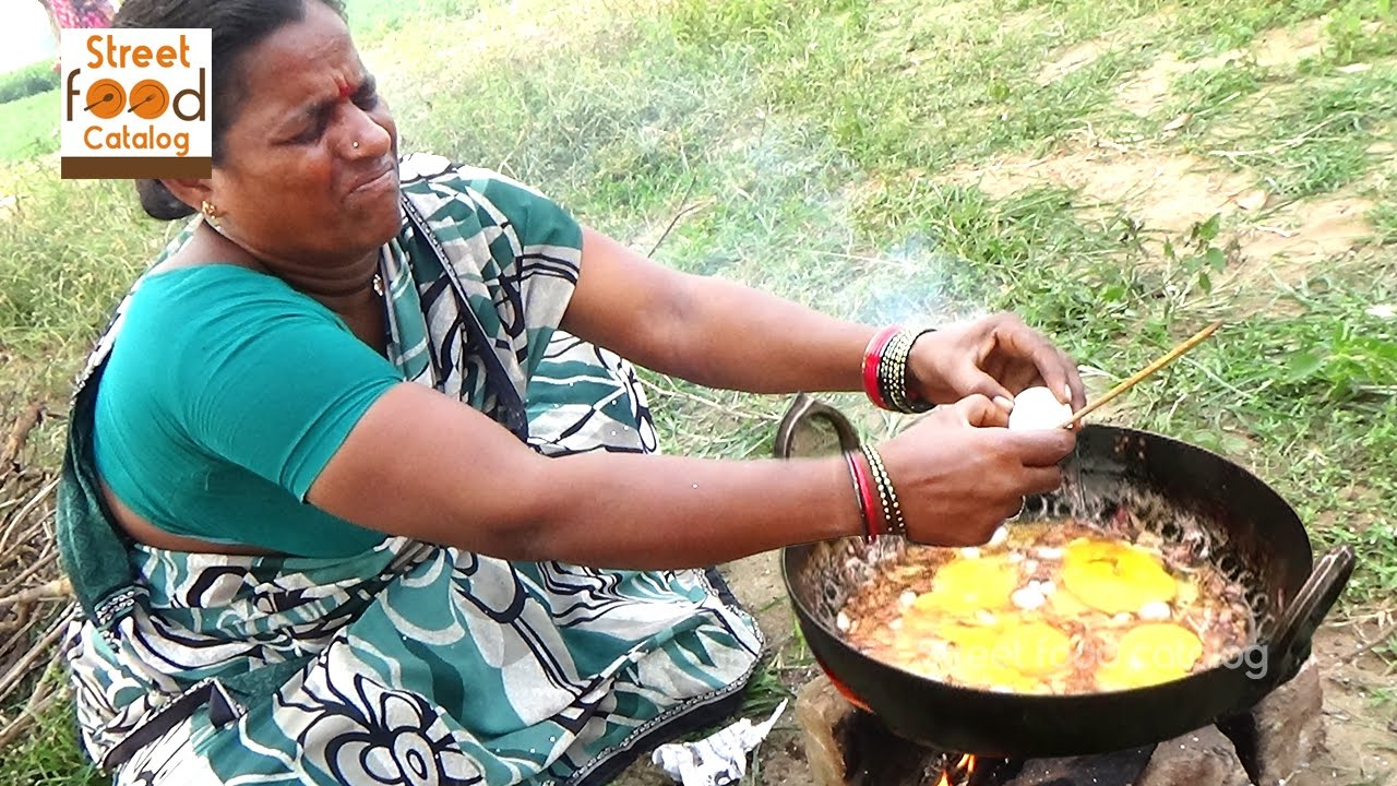 How To Make Cook Egg Bhurji Recipe || Village Style Egg Curry || Masala Egg Bhurji || Street Food | Street Food Catalog