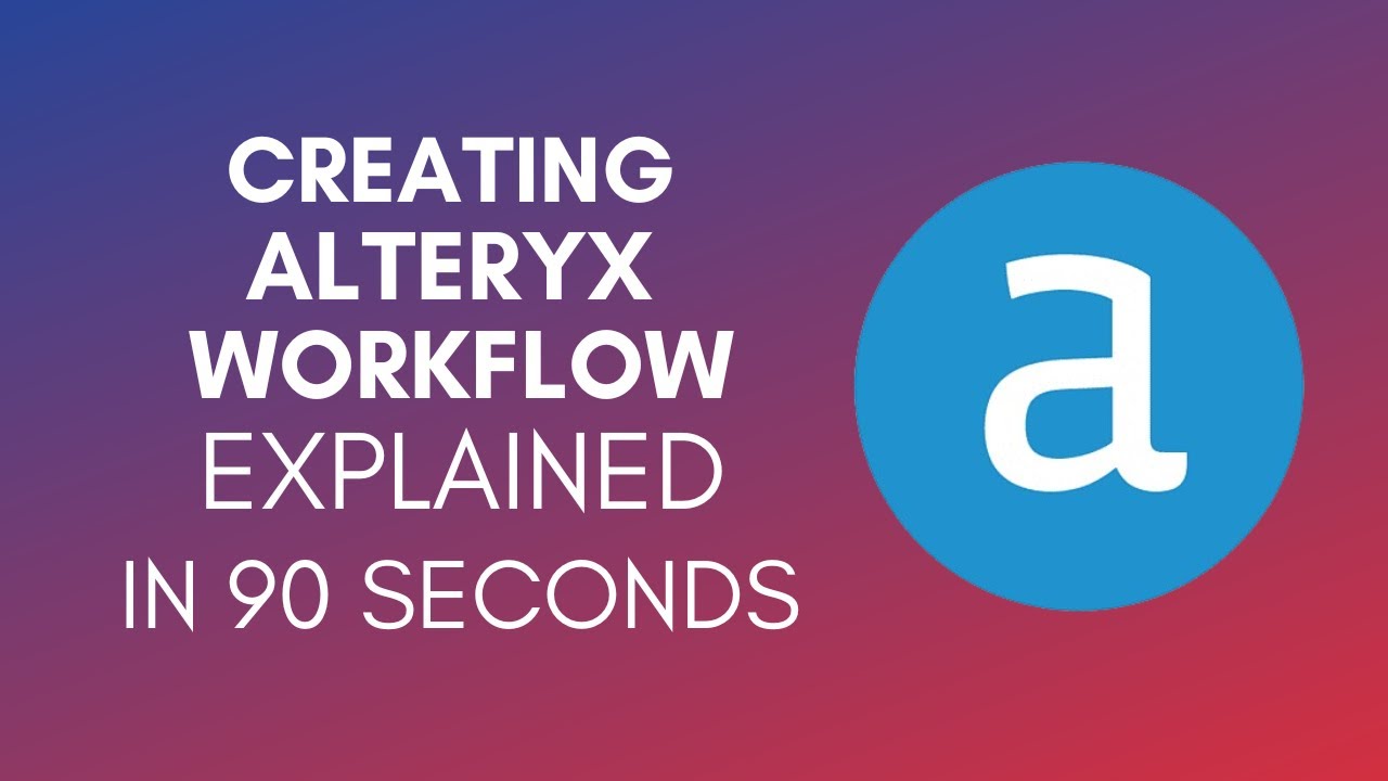 How To Create Alteryx Workflow? (2024) - YouTube