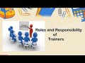 Roles and responsibility of trainers in call center  latest 2022