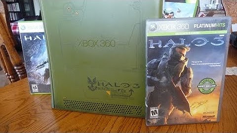 Halo 3 Special Edition Xbox 360 Console Refurb Plus Gameplay