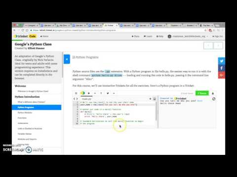 Moving Forward in Python - Option 1 - Google Course
