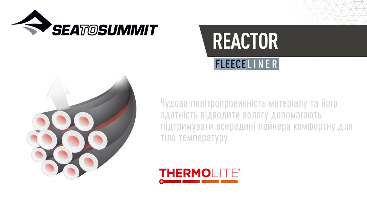 Вкладиш у спальний мішок Sea to Summit THERMOLITE® Reactor Fleece Liner
