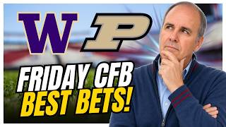 FRIDAY BIG TEN CLASH! Washington vs Purdue BEST Bets | CFB Friday Picks