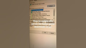 How to update dns server for faster game downloads on pc