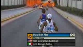 Stefano Baldini Athens 2004 Olympic Games Men's Marathon ITA