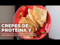 CREPAS DE PROTEINA, AVENA Y MANTEQUILLA DE MANI DE CHOCOLATE | Michela Perleche