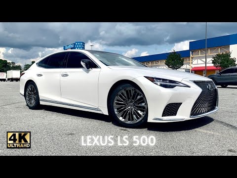 2022 Lexus LS 500 3.5L V6 RWD POV Test Drive + Interior/Exterior Review (ASMR)