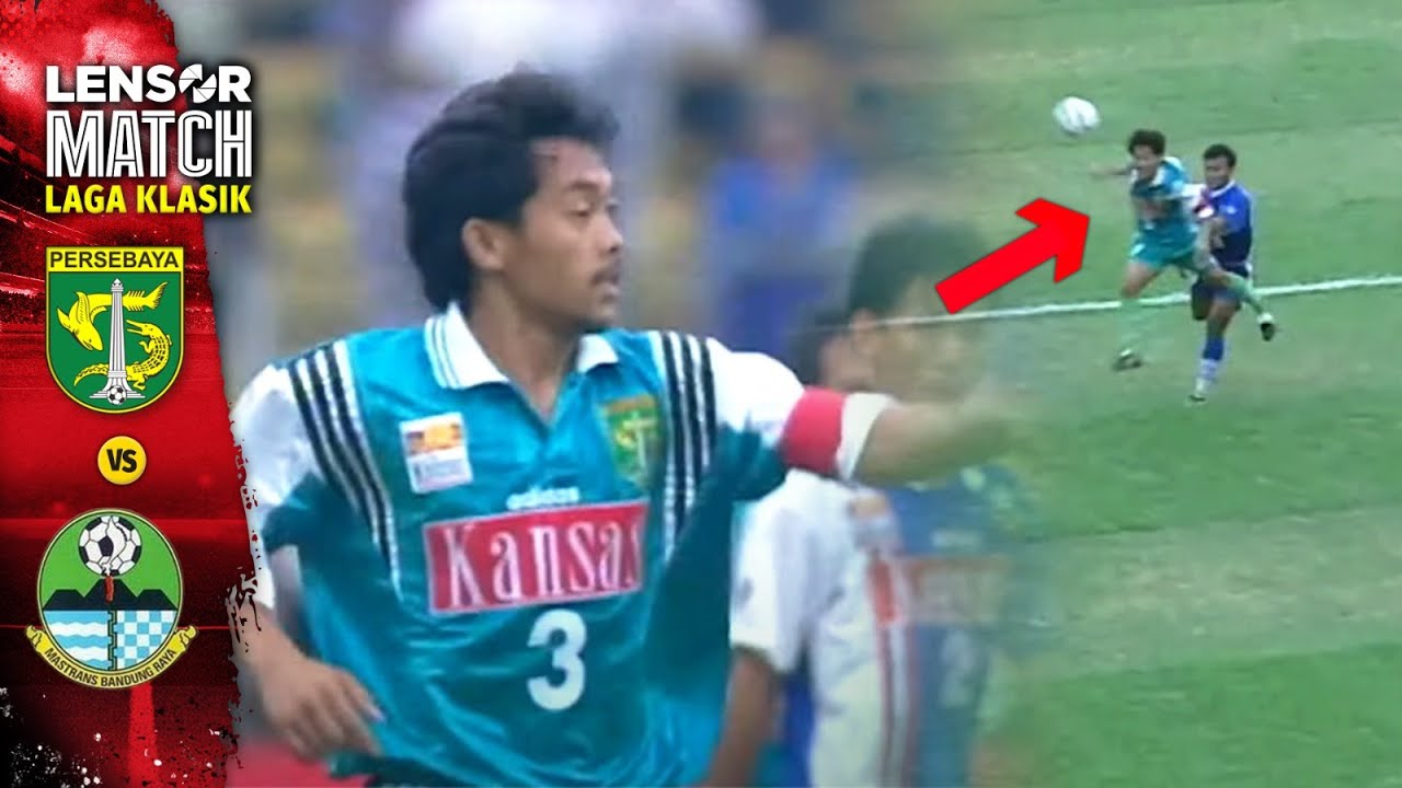 PENAMPILAN GEMILANG 'AJI SANTOSO' | PERSEBAYA VS BANDUNG RAYA HIGHLIGHT 1 LAGA KLASIK 1997