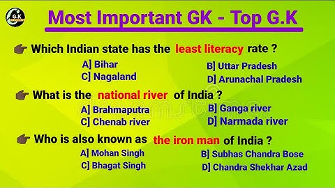 50 Indian GK Question and answers in English/MCQ GK/ObjectivGK/ @https://youtube.com/@RSGK1/india GK
