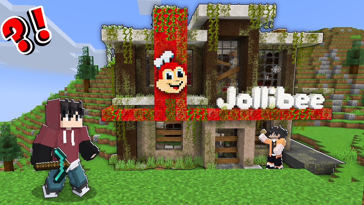 We Restored an ABANDONED JOLLIBEE In Minecraft! (tagalog)