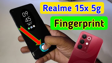 Realme 15x 5g display fingerprint setting/Realme 15x 5g fingerprint screen lock/fingerprint sensor