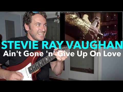 Guitar Teacher REACTS: Stevie Ray Vaughan "Ain&rsquo;t Gone &rsquo;n&rsquo; Give Up On Love" American Caravan LIVE 4K