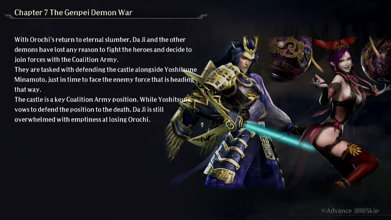 Warriors Orochi 4 Ultimate Side Story 5 The Genpei Demon War Youtube