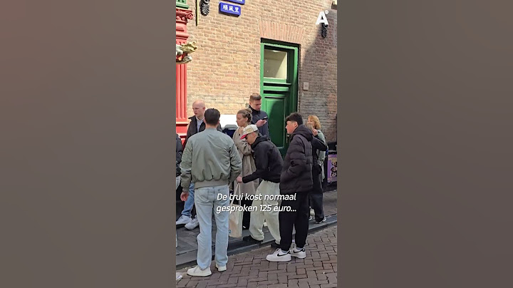Honderden in rij op de Zeedijk voor afgeprijsde trui