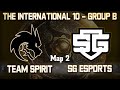 TEAM SPIRIT vs SG Esports - 2 карта / Bo2 - Группа B / The International 10 [4liver &amp; DKPhobos]