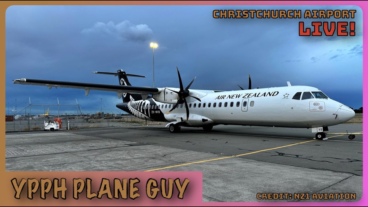 🔴🎥✈️ CHRISTCHURCH AIRPORT LIVE @ THE CANTERBURY AERO CLUB! W/ SARDIE THE LEGEND