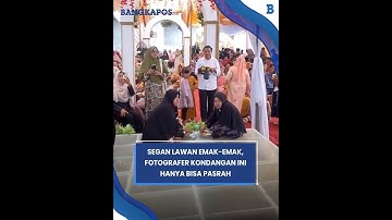 Segan Lawan Emak-emak, Fotografer Kondangan Ini Hanya Bisa Pasrah