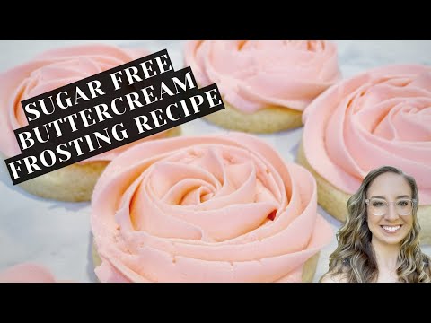 How to Make Sugar Free Buttercream Frosting [Easy Diet Buttercream Keto & Dairy Free in Description]