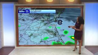 First Warning Forecast: Lingering storm chances, not as hot to start next week