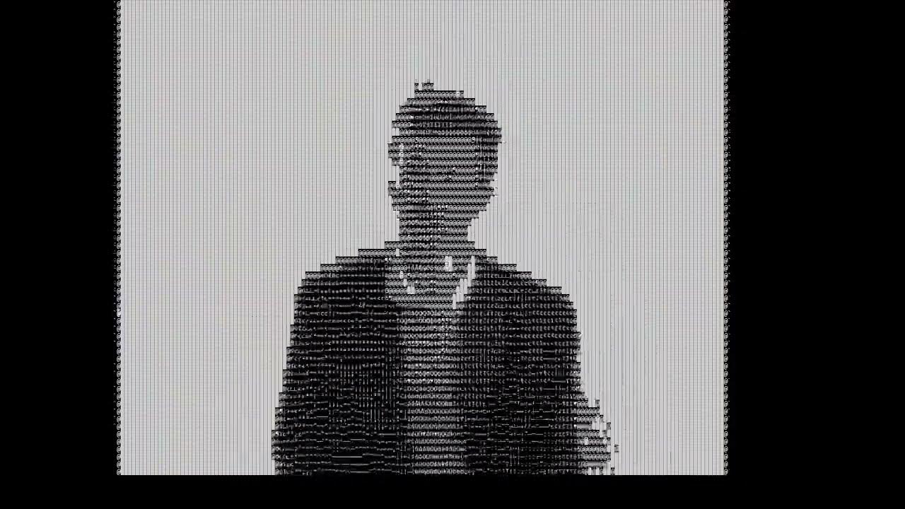 Rick Astley - Never Gonna Give You Up, But it's ASCII - YouTube