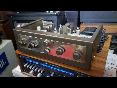 Fantastic Eico HF-81 EL-84 Integrated Tube AMP - Quick Demo on Altec Model 14 - BIGAZSPEAKERS.COM