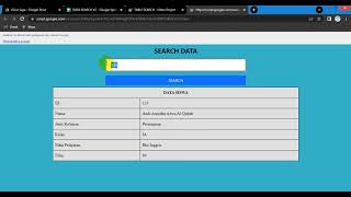 WEB APP Google Sheets | Search Data | Print Result screenshot 4