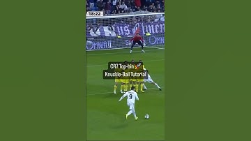 CR7🐐 Knuckle-ball Freekick Tutorial👀🔥 #football #ronaldo #cristianoronaldo #cr7 #cristiano