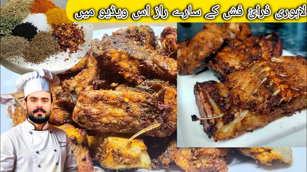 Talha Fish Famous Lahori Fry Fish | Masala Fish Fry | Lahori Fish Fry | Chef Talha ...