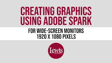 Creating Digital Signage Graphics (1920x1080) Using Adobe Spark