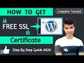 how to get a free ssl certificate for your wordpress website