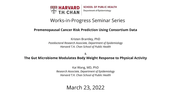 Works-in-Progres...  Seminar w/Kristen Brantley and Kai Wang, March 23, 2022