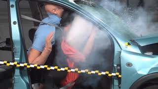 Why you should always wear a seat belt - even if you're in the back