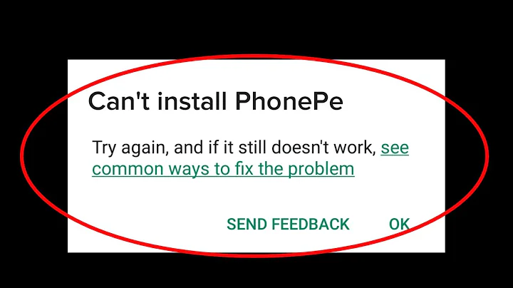 How To Fix Can't Install PhonePe Error On Google Playstore Android & Ios || Cannot Install App